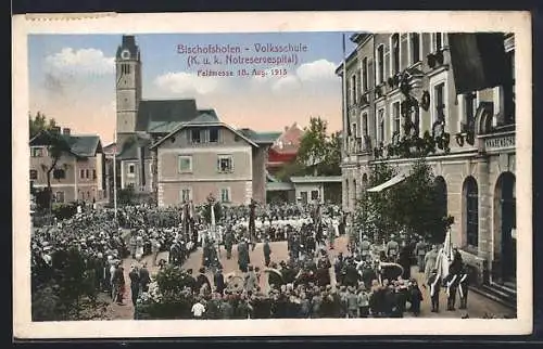 AK Bischofshofen, Feldmesse an der Volksschule