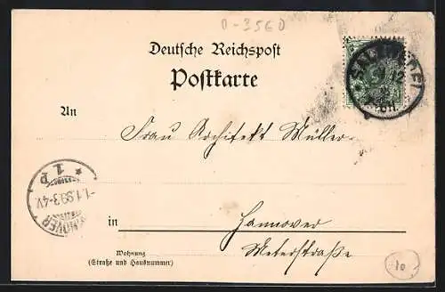 AK Salzwedel, Königl. Gymnasium mit Strasse