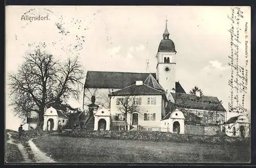 AK Allersdorf / Abensberg, Kirche