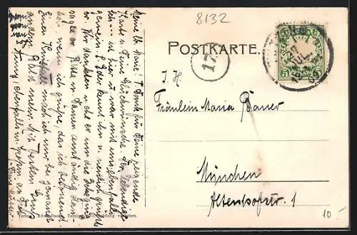 AK Tutzing, Partie am Hotel Simson