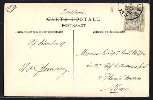 AK Saint-Nicolas-Waas, Le Musée et la Poste