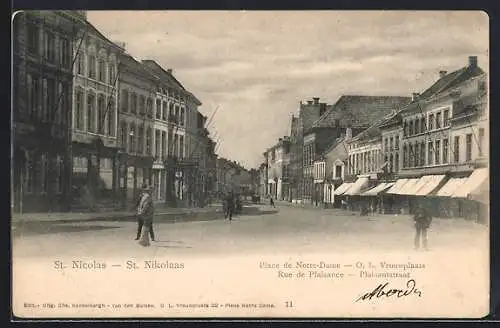 AK Saint-Nicolas, Place de Notre-Dame, Rue de Plaisance