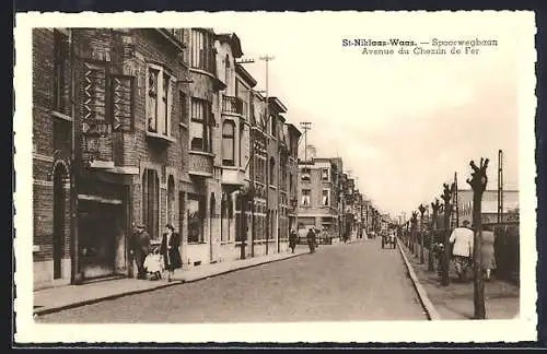 AK St. Niklaas-Waas, Spoorwegbaan