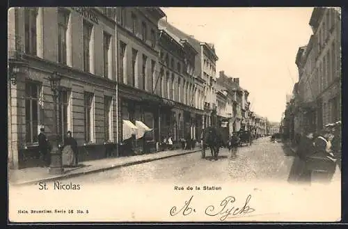 AK Saint-Nicolas, Rue de la Station