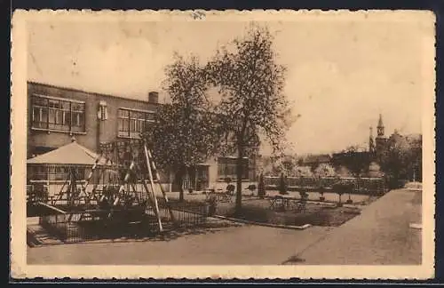 AK St-Nikolaas-Waes, Kostschool St Karolus Borromeus, Speelplaats