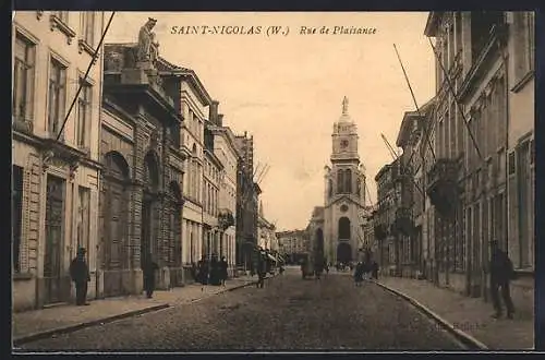AK Saint-Nicolas /W., Rue de Plaisance