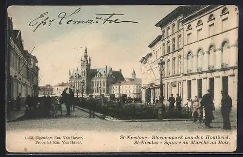 AK St-Nicolaas, Bloemenpark van den Houtbriel