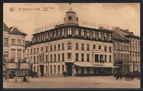 AK St-Nicolaas-Waes, Markt