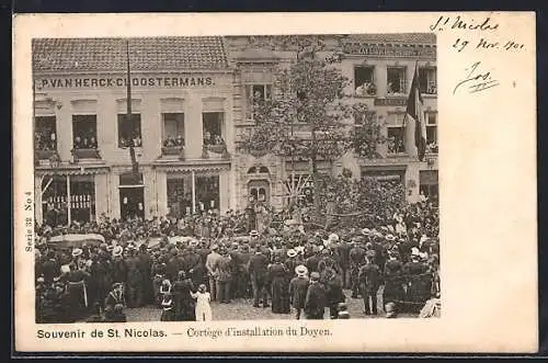 AK St-Nicolas, Cortège d`installation du Doyen