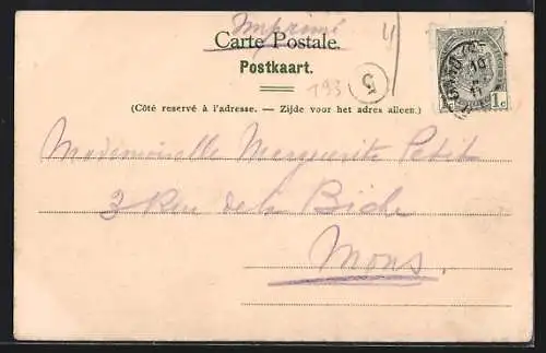 AK Gand, Vue du quai de l`évéché et du Reep