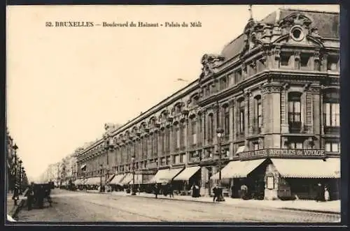 AK Bruxelles, Boulevard du Hainaut, Palais du Midi