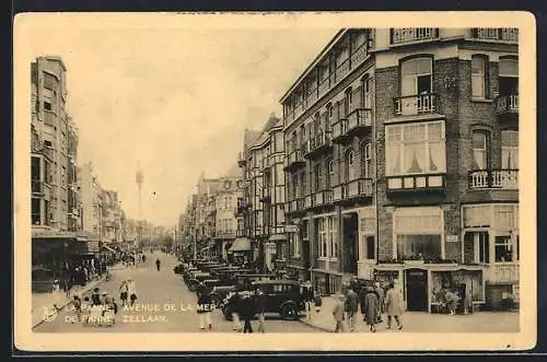 AK La Panne, Avenue de la Mer