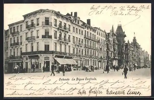 AK Ostende, La Digue Centrale
