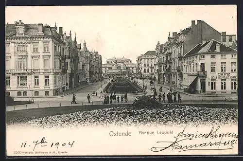 AK Ostende, Avenue Leopold