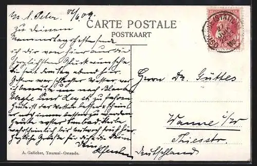 AK Ostende, La Poste