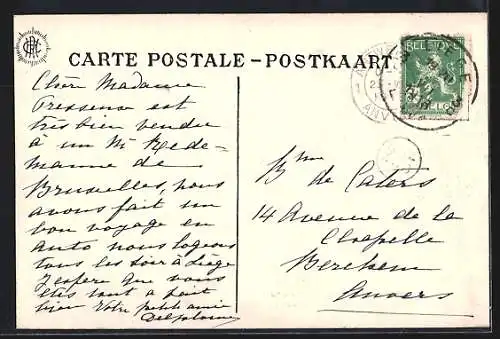 AK Liège, Joyeuse Entrée de Leurs Majestés le Roi et la Reine des Belges 1913
