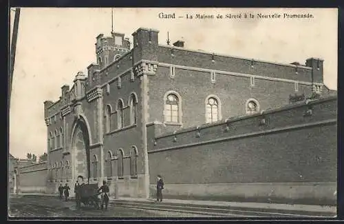 AK Gand, La Maison de Sûreté à la Nouvelle Promenade
