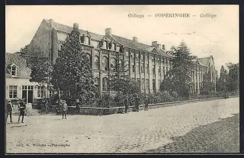 AK Poperinghe, College, Gebäudeansicht