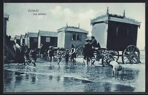 AK Ostende, Les cabines