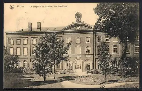 AK Mons, La chapelle du Couvent des Ursulines