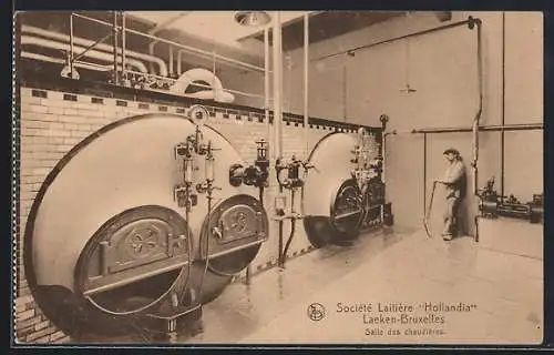 AK Laeken-Bruxelles, Société Laitière Hollandia, Salle des chaudières
