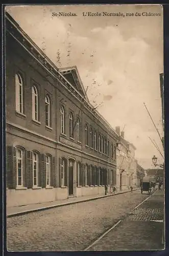 AK St-Nicolas, L`Ecole Normale, rue du Cháteau