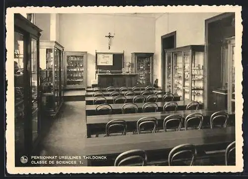 AK Thildonck-Wespelaer, Pensionnat des Religieuses Ursulines, Classe de Sciences