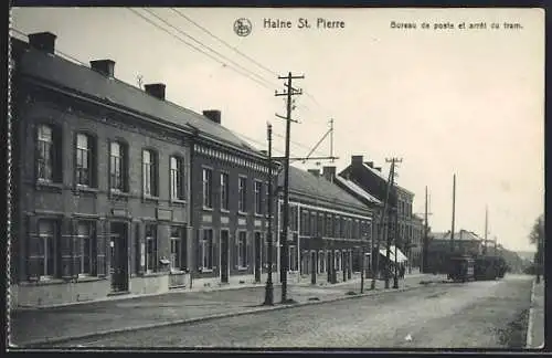 AK Haine St. Pierre, Bureau de poste et arrêt du tram