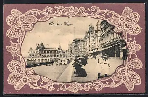Präge-AK Ostende, Digue
