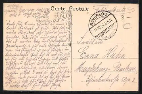 AK Beverloo, Caserne d`infanterie