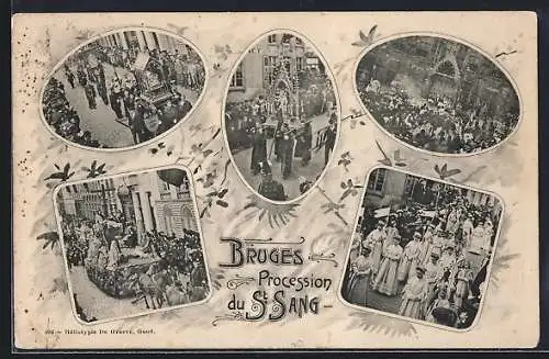 AK Bruges, Procession du St. Sang
