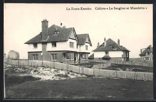 AK Le Zoute-Knocke, Châlets Le Sanglier et Miandetta