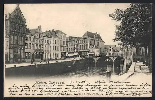 AK Malines, Quai au sel