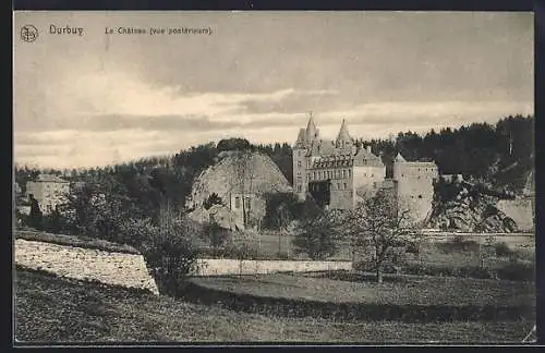 AK Durbuy, Le Château, vue postérieure