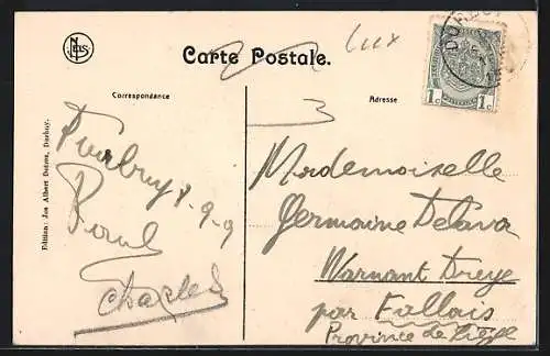 AK Durbuy, Le Château, vue postérieure