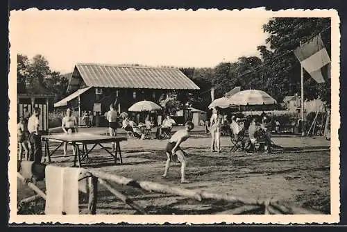 AK Yvoir, Tischtennis-Spiel und Café