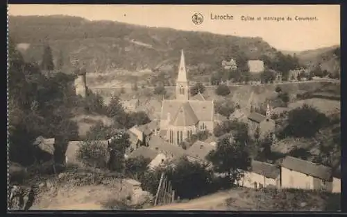 AK Laroche, Eglise et montagne de Corumont