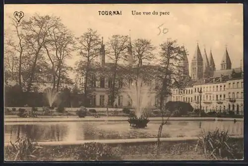 AK Tournai, Une vue du parc