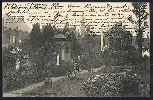 AK Gand, Le Petit Beguinage, La Jardin