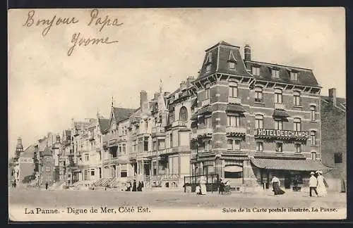 AK La Panne, Digue de Mer, Côté Est