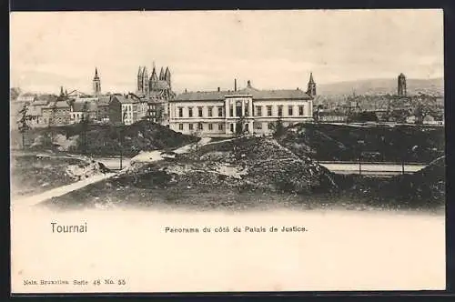 AK Tournai, Panorama du côté du Palais du Justice