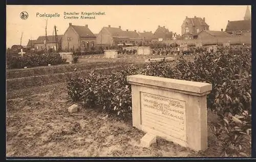 AK Poelcapelle, Cimetière Allemand