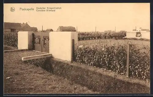 AK Poelcapelle, Cimetière Allemand