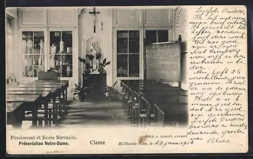 AK St. Nicolas-Waes, Pensionnat et Ecole Normale, Classe