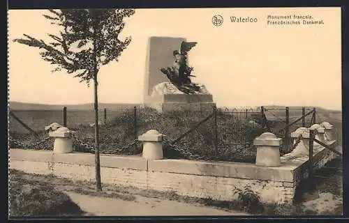 AK Waterloo, Monument francais