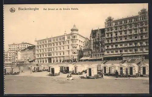 AK Blankenberghe, Het Strand en de Groote Hotels