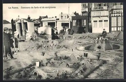 AK La Panne, Concours de forts et de sculptures