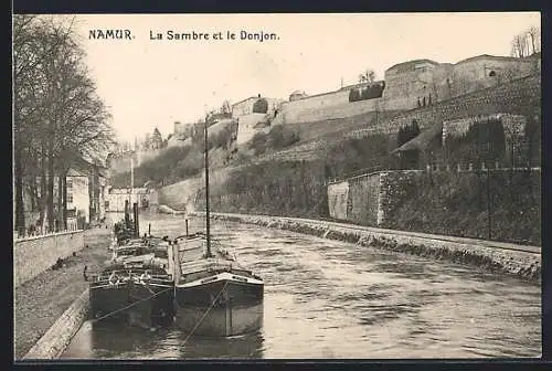 AK Namur, La Sambre et le Donjon