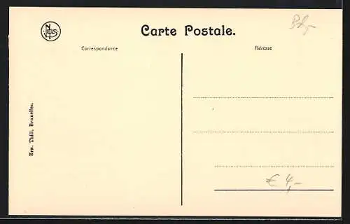 AK Ostende, Panorama de la ville à la sortie de la gare