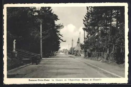 AK Banneux-Notre-Dame, Le Chemin de l`Apparition, Source et Chapelle